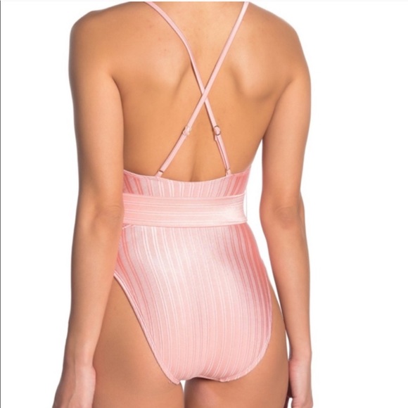 Bikini Lab Luster Ribbed One Piece - Picture 2 of 11